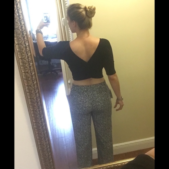 NWT Wide leg black and white Michael Kors pants. - Picture 5 of 6